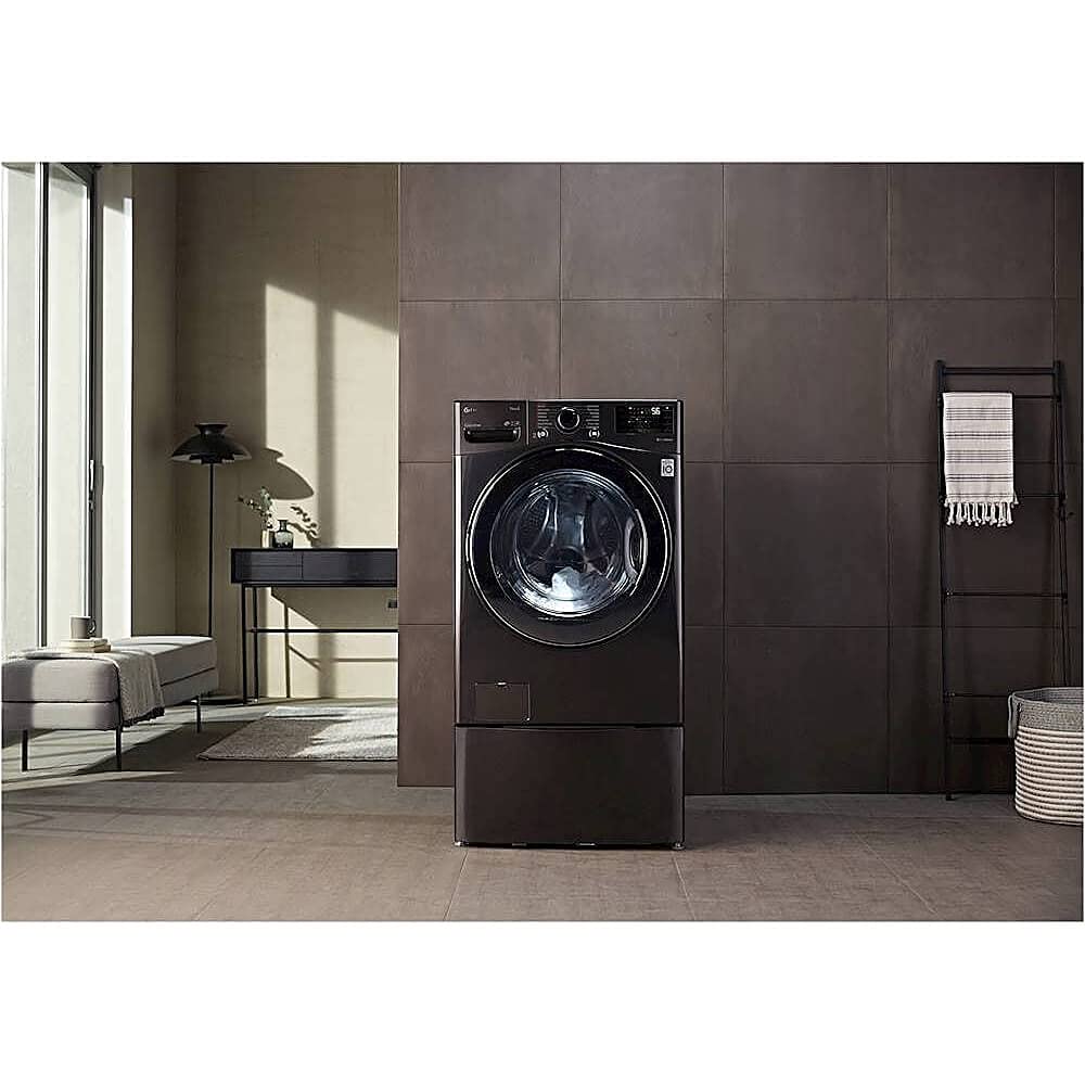 【Appliances】4.5 cu.ft. Smart Wi-Fi Enabled All-In-One Washer/Dryer with TurboWash Technology