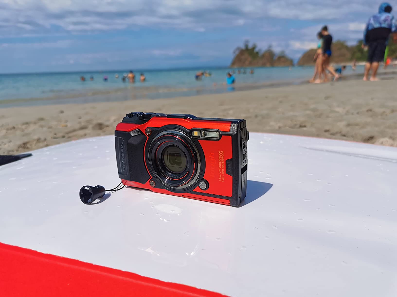 【Electronics】OLYMPUS Tough TG-6 Waterproof Camera, Red