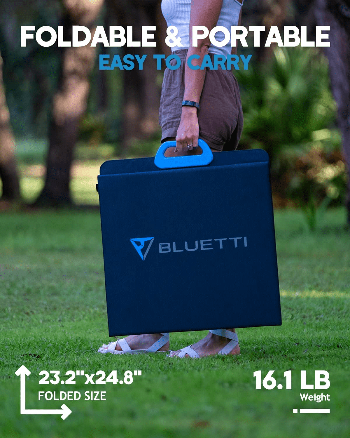 BLUETTI Solar Generator AC200P with 3 PV200 Solar Panels Included, 2000Wh Portable Power Station w/ 6 2000W AC Outlets, LiFePO4 Battery Pack Solar Powered Generator for Home Use, Trip, Power Outage