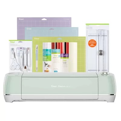 Cricut Explore Air2Mint+Essentials Bundle