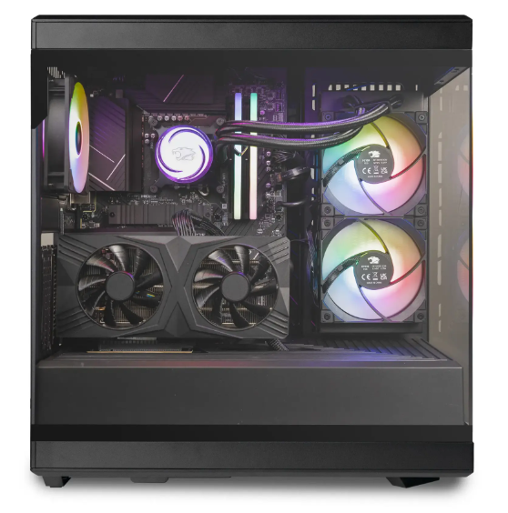iBUYPOWER - Y40 Gaming Desktop PC - Intel Core i7 14700F - NVIDIA GeForce RTX 4070 12GB - 32GB DDR5 RAM - 2TB NVMe - Black