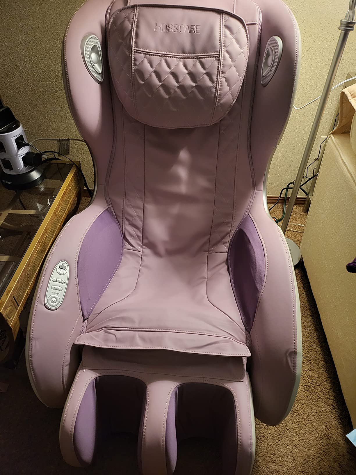 【table chair】Small Massage Chairs SL Track Full Body Massage Recliner, Shiatsu Recliner, Zero Gravity