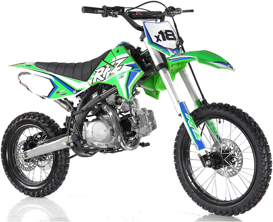 Apollo DB-X18 125cc Dirt Bike Blue