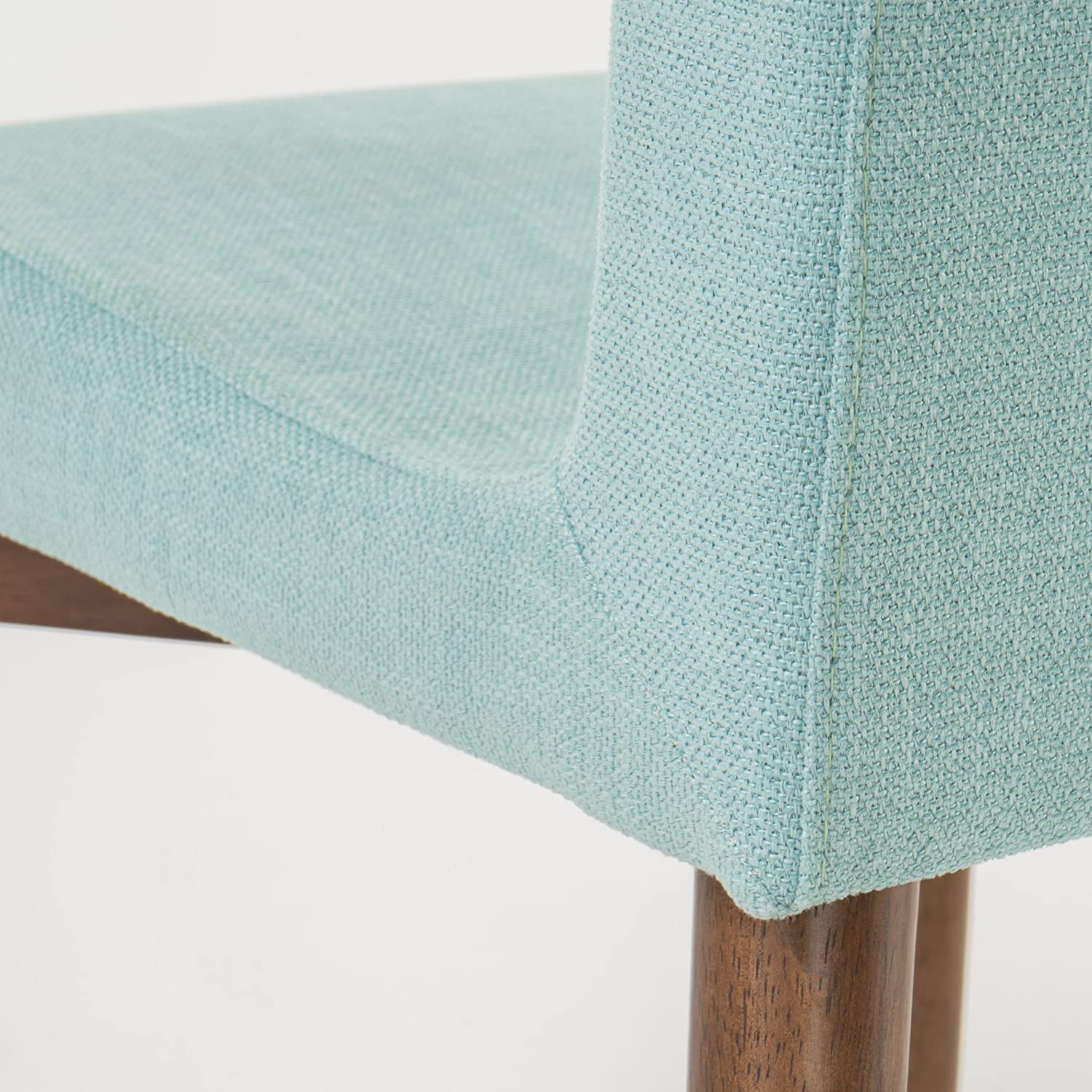 Christopher Knight Home Kwame 50" Rectangular Dining Set, 5-Pcs Set, Natural Walnut / Mint