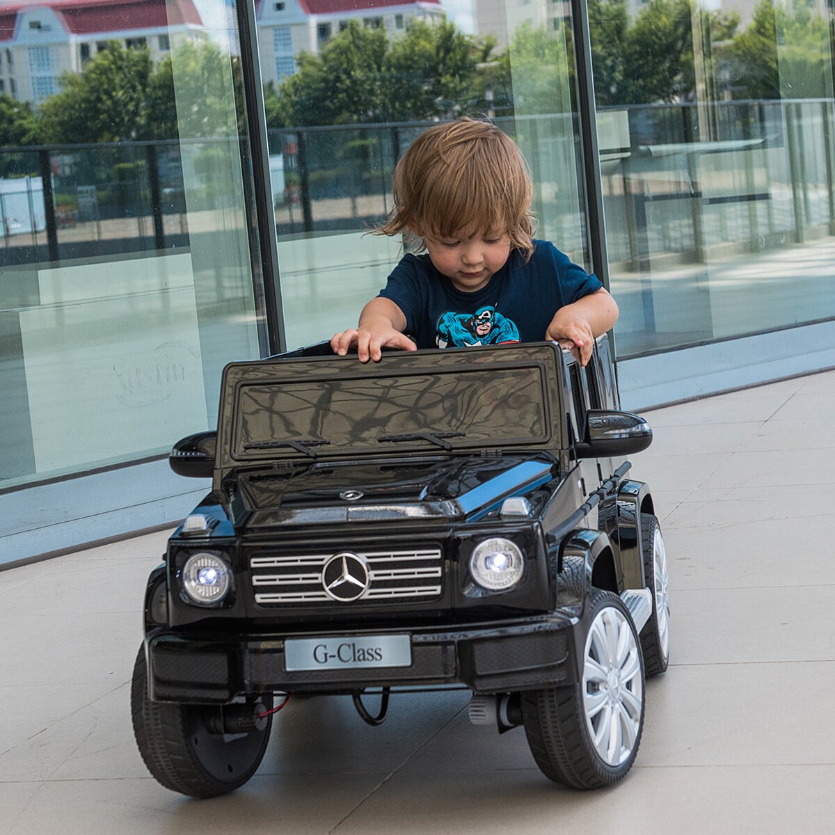 【Baby&Kids】12V Mercedes Benz G500 Licensed Kids Ride On SUV Car with Remote Control