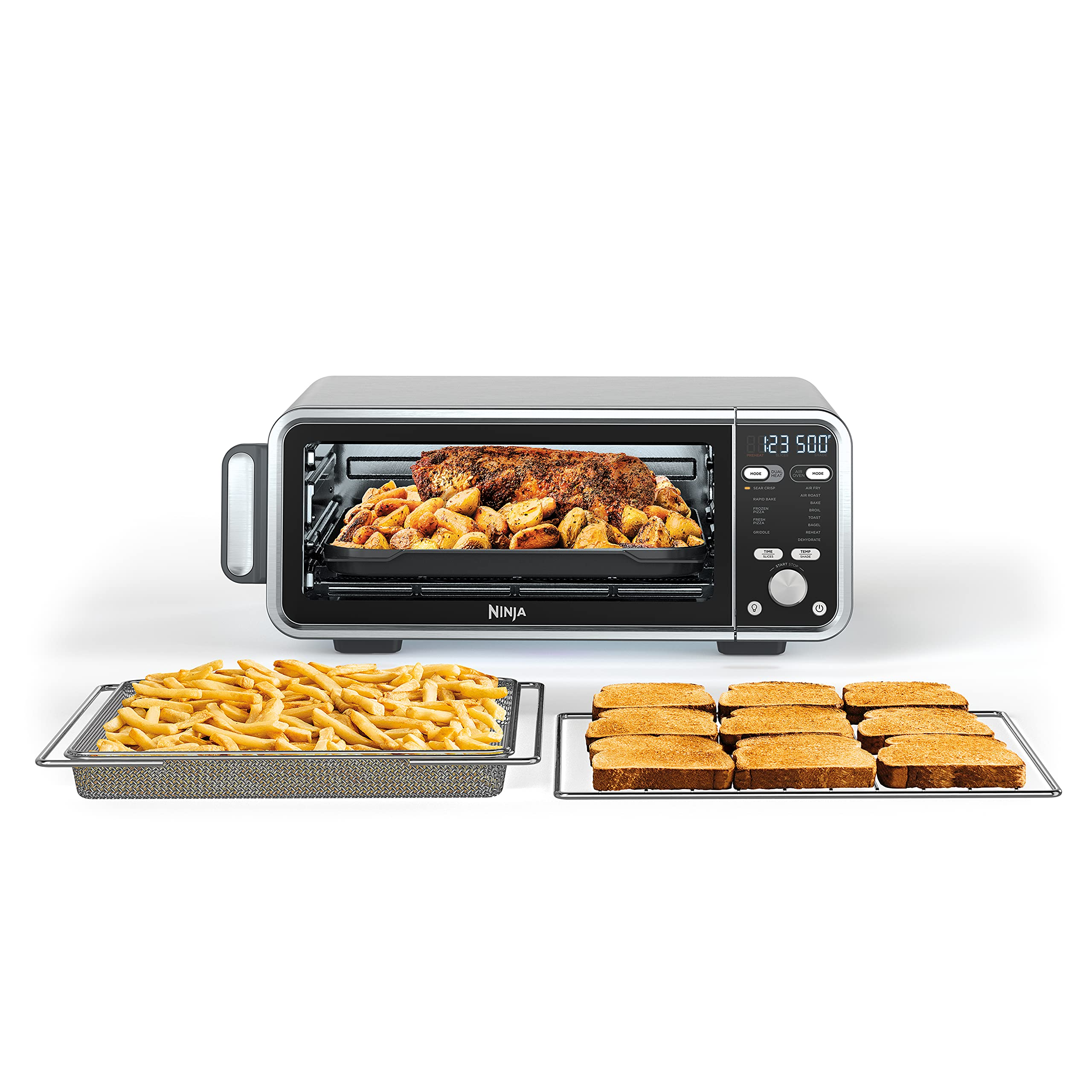 【Appliances】Ninja SP301 Dual Heat Air Fry Countertop 13-in-1 Oven with Extended Height, XL Capacity