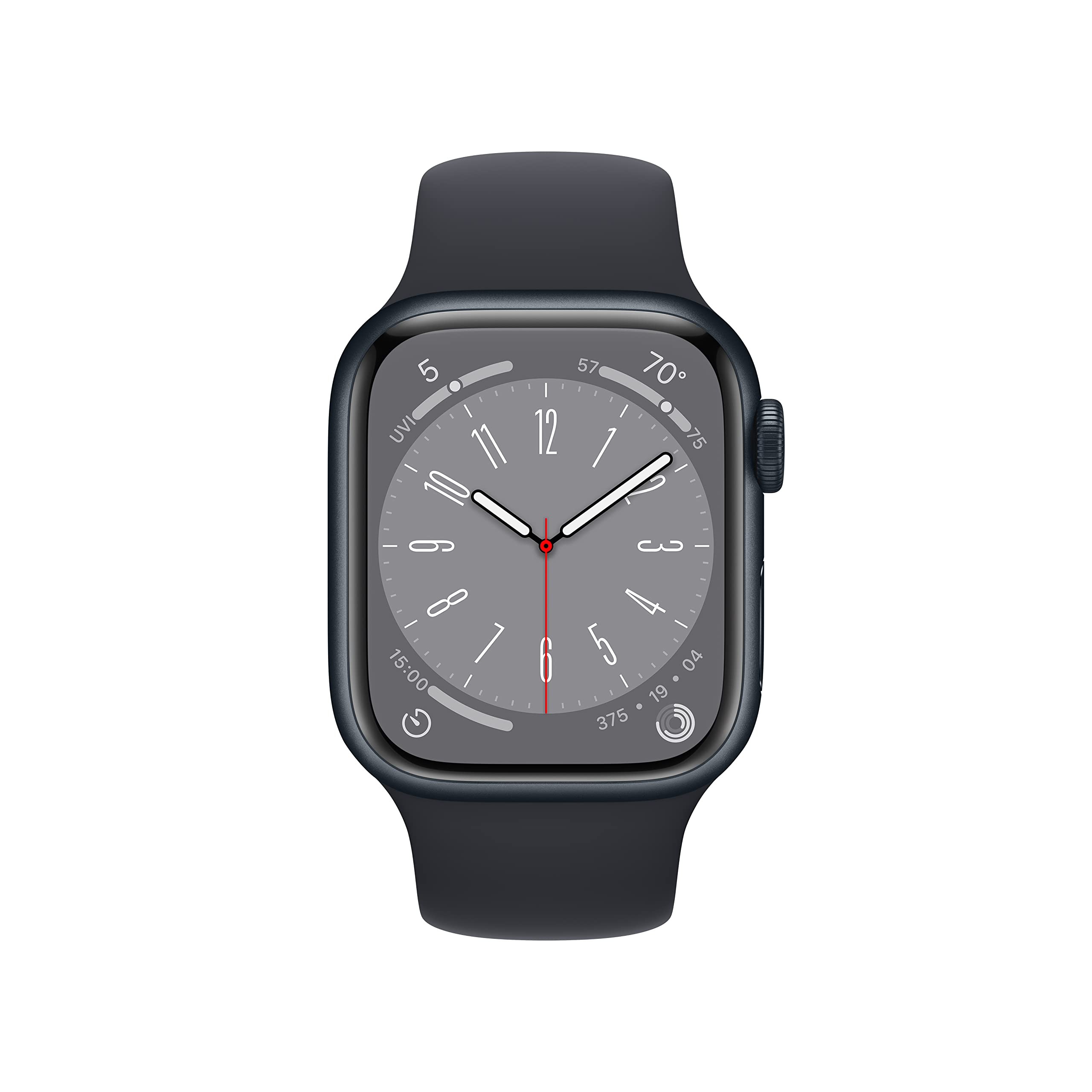 【Electronics】Apple Watch Series 8 [GPS 41mm] Smart Watch w/ Midnight Aluminum Case with Midnight Sport Band