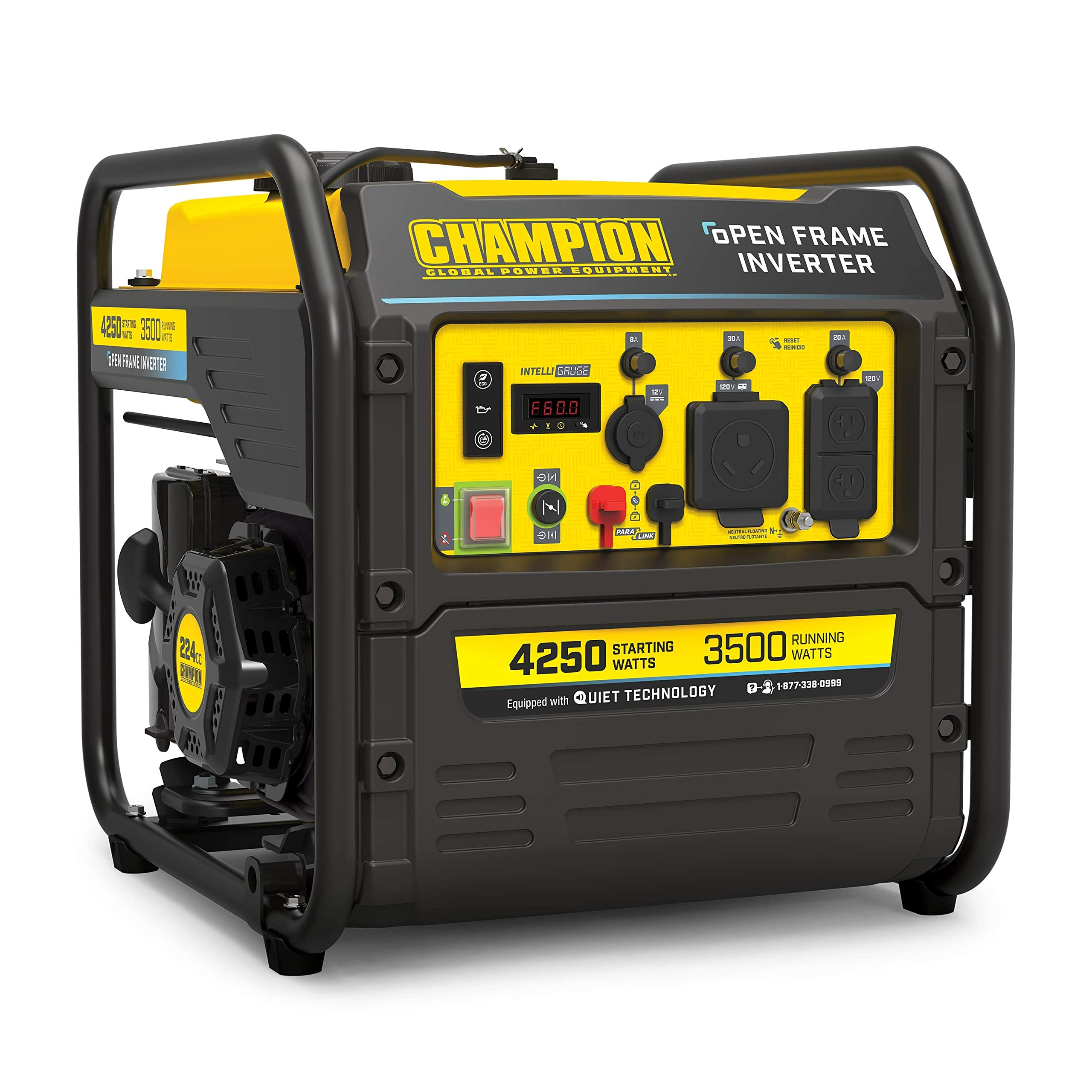 【Appliances】Champion Power Equipment 200954 4250-Watt RV Ready Open Frame Inverter Generator