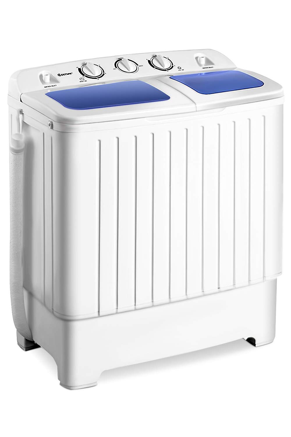 【Appliances】Giantex Portable Mini Compact Twin Tub Washing Machine 17.6lbs Washer Spain Spinner