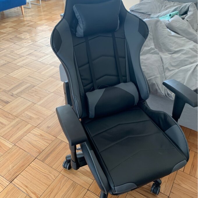 【Furniture】Big and Tall Ergonomic Gaming Chair 350lbs-Racing Style Desk Office PC Chair