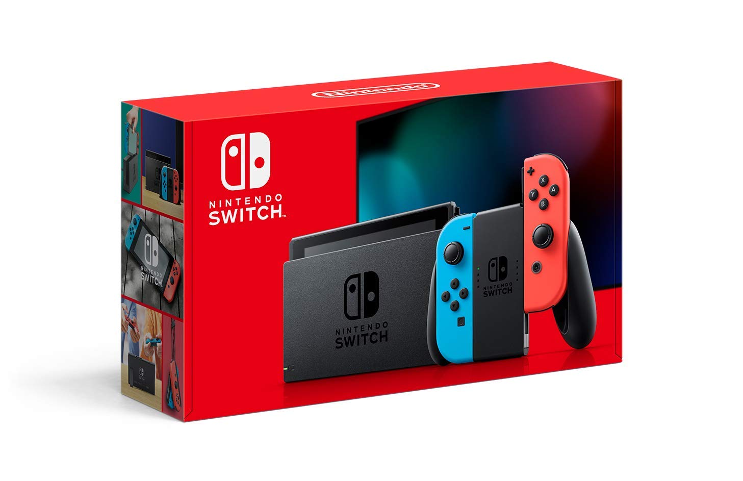 【Electronics】Nintendo Switch with Neon Blue and Neon Red Joy Con – HAC-001(-01)